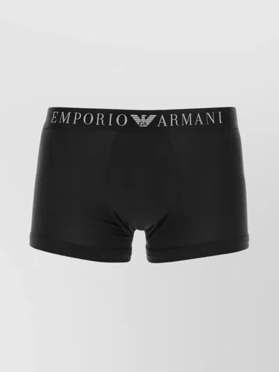 Emporio Armani Boxer In Cotton Stretch In 00020