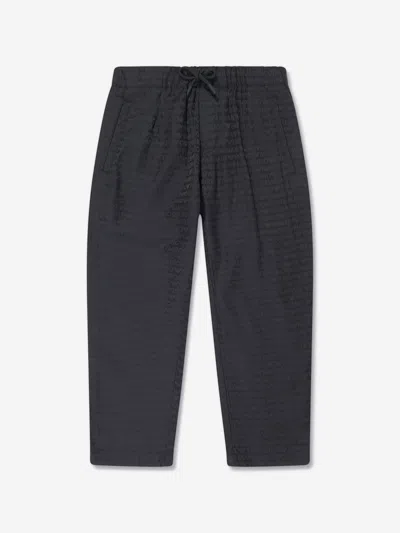 Emporio Armani Babies'  Boys Branded Trousers In Blue