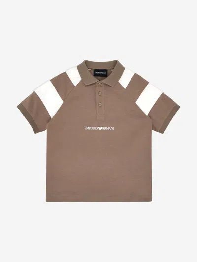 Emporio Armani Boys Colourblock Polo Shirt