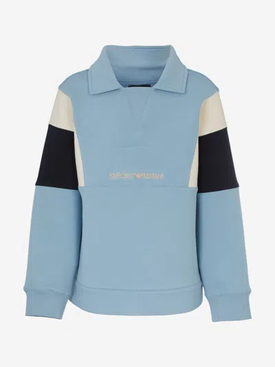 EMPORIO ARMANI EMPORIO ARMANI BOYS COLOURBLOCK SWEATSHIRT