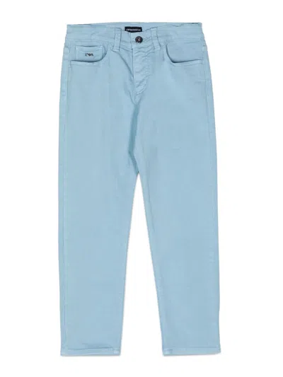 Emporio Armani Boys' Denim Mini Jeans In Blue