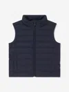 Emporio Armani Boys Down Padded Gilet In Blue