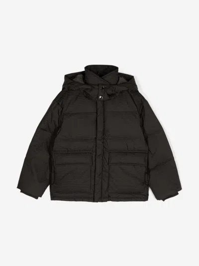 Emporio Armani Kids'  Boys Down Padded Puffer Jacket In Green