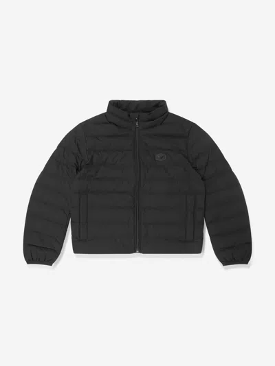 Emporio Armani Kids'  Boys Down Puffer Jacket In Black