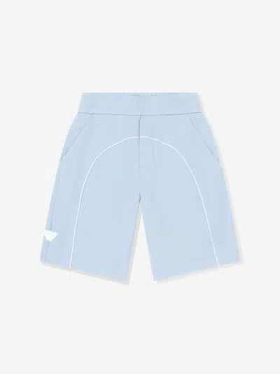Emporio Armani Kids'  Boys Eagle Logo Shorts In Blue