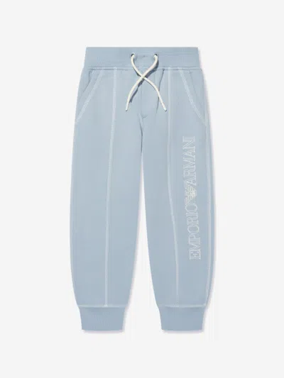 Emporio Armani Babies' Boys Logo Joggers In Blue