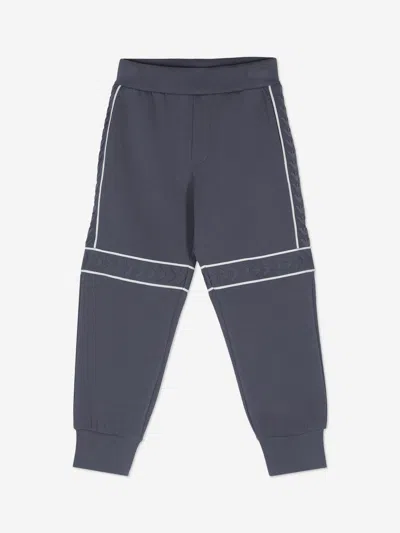 Emporio Armani Babies'  Boys Logo Joggers In Blue