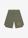 Emporio Armani Logo-embroidered Ribbed Socks In Green