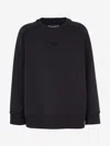 Emporio Armani Boys Logo Sweatshirt In Blue