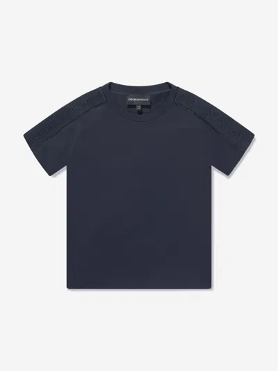 EMPORIO ARMANI BOYS LOGO TAPE T-SHIRT