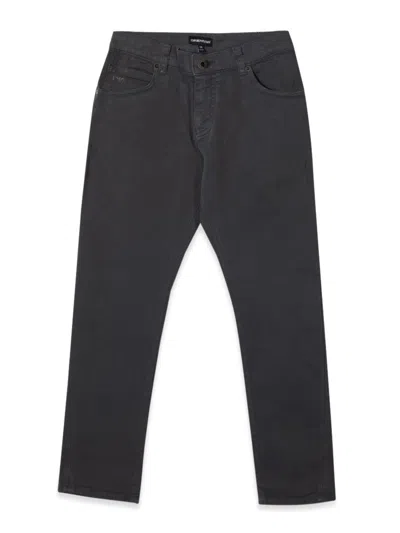 Emporio Armani Boys Mini Jeans In Black
