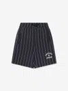 Emporio Armani Shorts With Vertical Seams In Blue