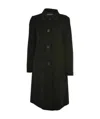 Emporio Armani Single-breasted Coat In Black
