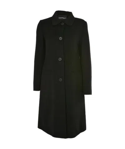 EMPORIO ARMANI BREASTED COAT