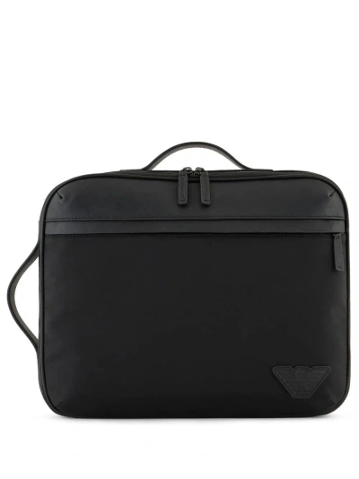 Emporio Armani Briefcase In Black