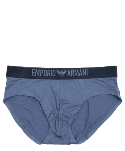 Emporio Armani Briefs In Blue