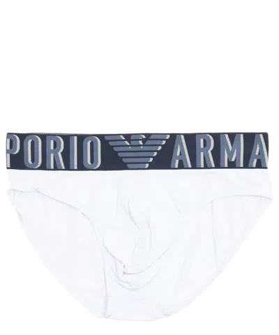 Emporio Armani Briefs In White