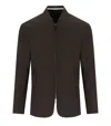 Emporio Armani Brown Blue Reversible Jacket