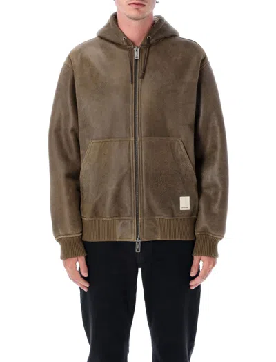 EMPORIO ARMANI BROWN OVERSIZED JACKET