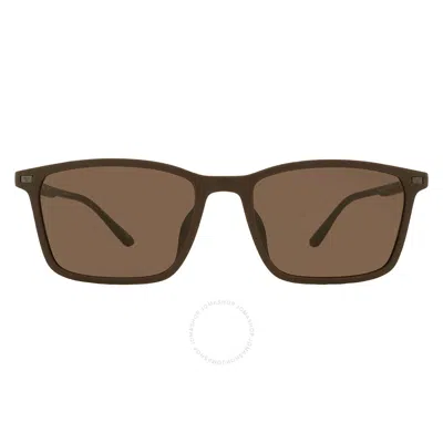 Emporio Armani Brown Pilot Men's Sunglasses Ea4223u 610573 56