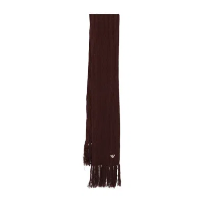 Emporio Armani Brown Scarves & Gloves