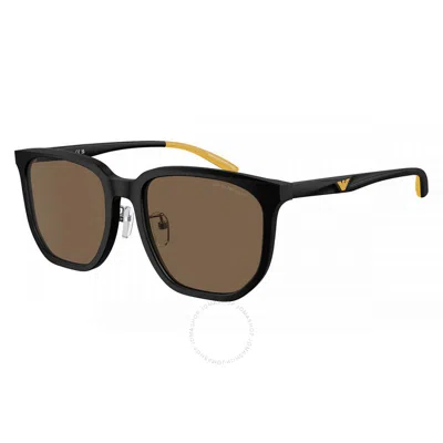 Emporio Armani Brown Sport Men's Sunglasses Ea4215d 500173 56