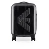 Emporio Armani Brushed Finish Grey Trolley In Gray