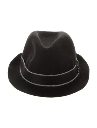 Pre-owned Emporio Armani Bucket Hat In Black