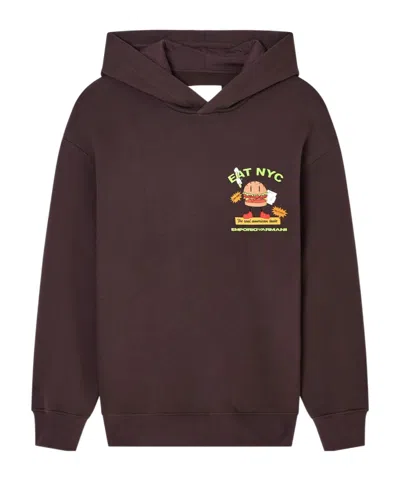 EMPORIO ARMANI BURGER-GRAPHIC HOODIE