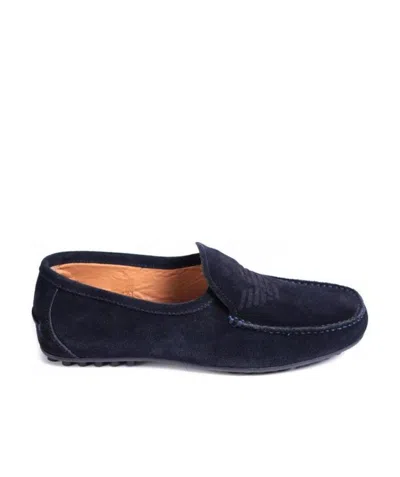 Emporio Armani Business Casual Shoes In Black