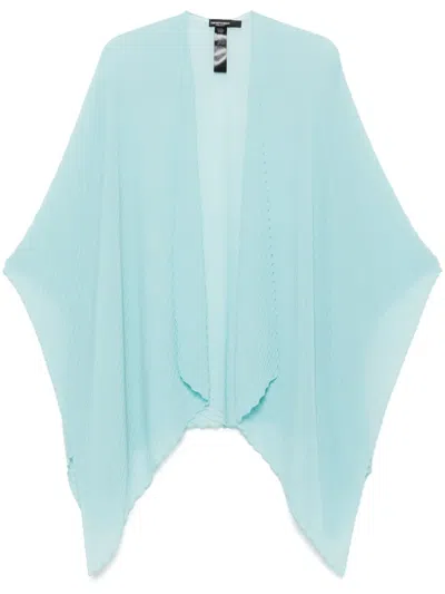Emporio Armani Butterfly Chiffon Cape In グリーン