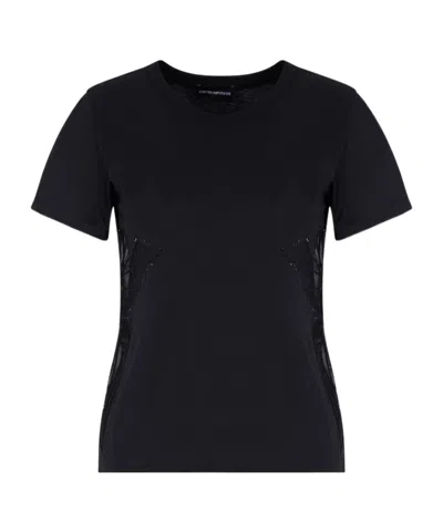 EMPORIO ARMANI BUTTERFLY-EMBELLISHED T-SHIRT