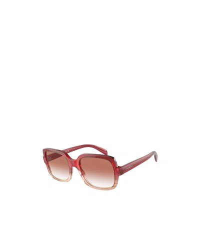 Emporio Armani Butterfly-frame Sunglasses In Pink