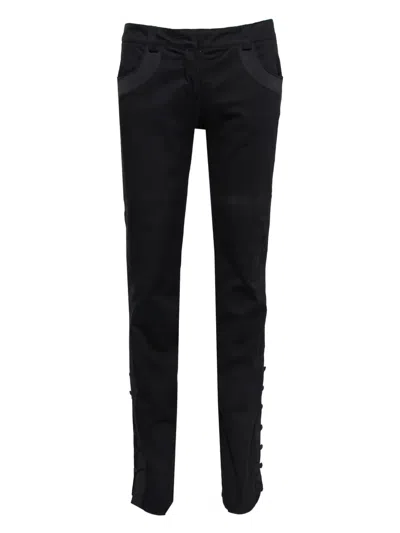 Pre-owned Emporio Armani Button-detailing Trousers