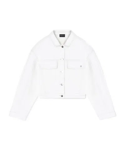 Emporio Armani Button-down Jacket In White