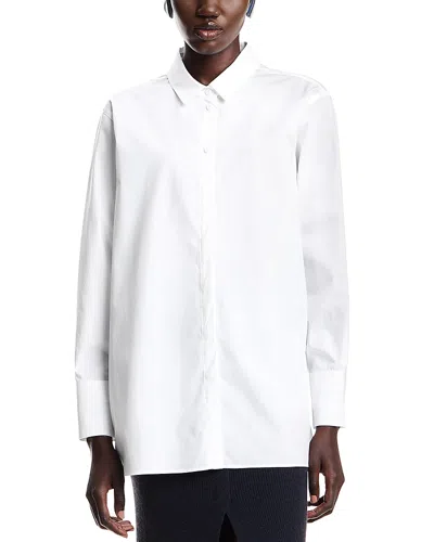 Emporio Armani Button Front Shirt In White