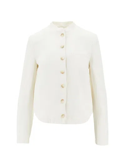 Emporio Armani Button-up Jacket In White