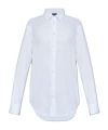 Emporio Armani Button-up Long-sleeved Shirt In White