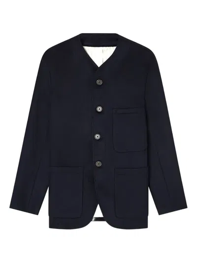 EMPORIO ARMANI BUTTONED PATCH-POCKET JACKET