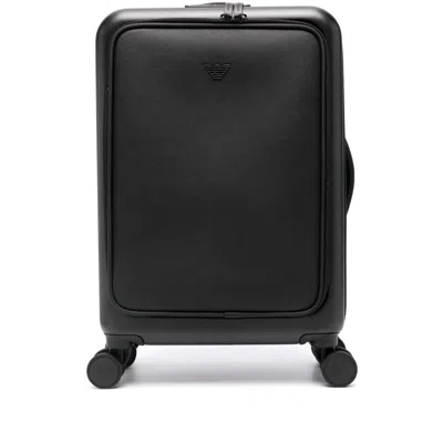 Emporio Armani Cabin Trolley In Black