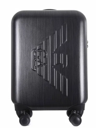 Emporio Armani Cabin Trolley In Gray
