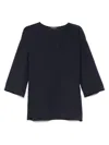 Emporio Armani Asv Recycled Cashmere Jumper With Kimono Sleeves