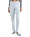 Emporio Armani Cady Crepe Tapered Pants In Zen Blue