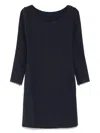 Emporio Armani Draped Short Dress Cuff Zips
