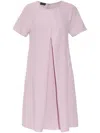Emporio Armani Women's Crew Neck Mini Dress In Pink