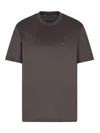 Emporio Armani Travel Essential Iconic T-shirt In Gray