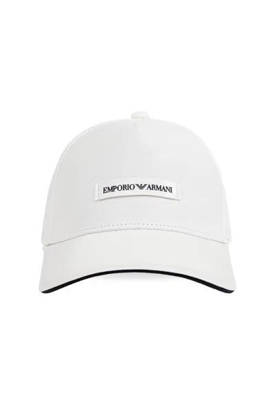 Emporio Armani Cap In White