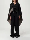 Emporio Armani Coat  Woman Color Black In Black