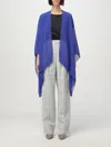 Emporio Armani Cape  Woman Color Gnawed Blue