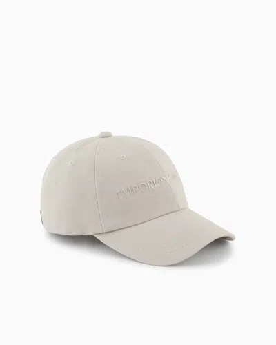 EMPORIO ARMANI BASEBALL CAP WITH EMPORIO ARMANI EMBROIDERY
